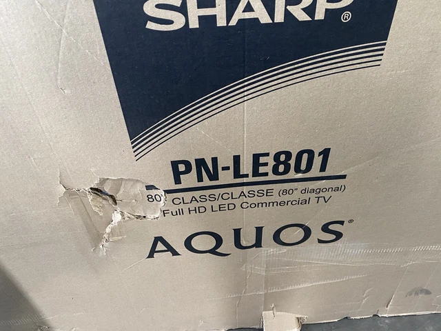Sharp Electronics PN-LE801 Commercial LCD TV - LOCAL PICKUP ONLY