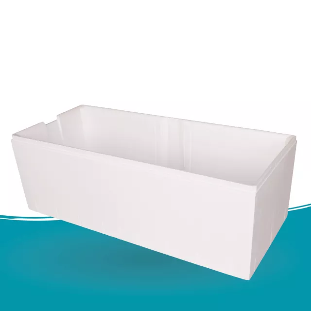 Wannenträger Rechteck-Badewanne 180 x 80  170 x 75 cm Styroporträger Wanne Weiß