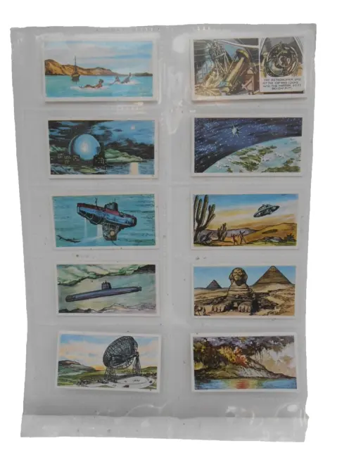 Coopers Tea Trade Cards Mysteries And Wonders Of The World Full Set VGC