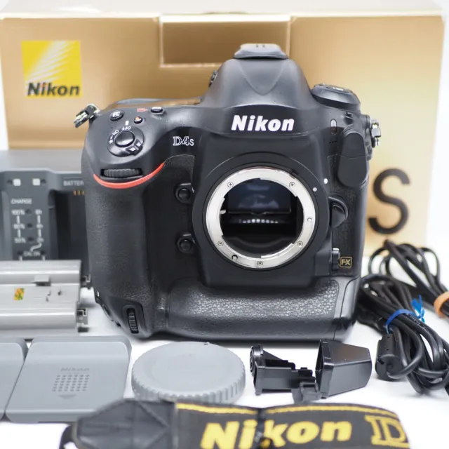 [ 78838shots ] Nikon D4S DSLR 16.2MP Digital Camera Body [ Near Mint ]