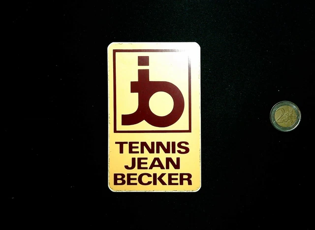 Autocollant sticker TERRAIN DE TENNIS JEAN BECKER