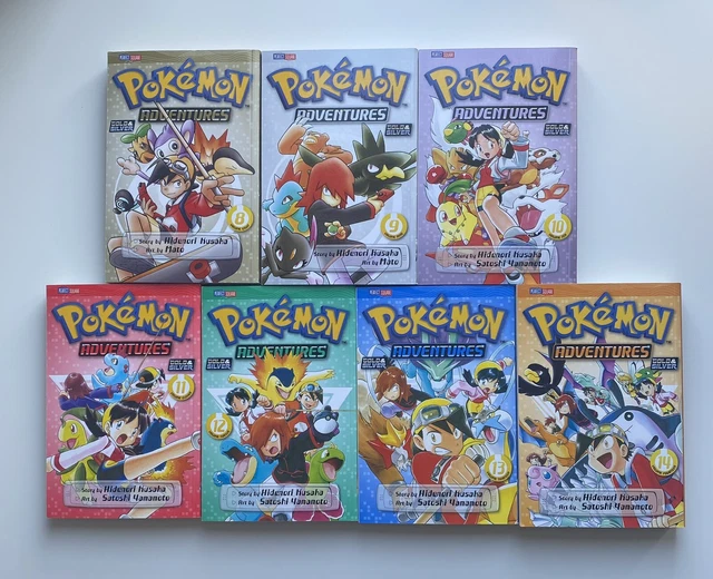 Pokemon Adventures Gold & Silver Vol. 8-14 Manga Hidenori Kusaha