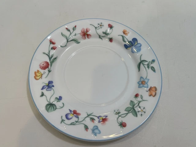 Villeroy & Boch Mariposa Bone China Germany Bread Plate, 6 3/8" Diameter