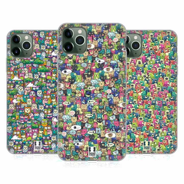 HEAD CASE DESIGNS ANIMAL OVERLOAD GEL CASE & WALLPAPER FOR APPLE iPHONE PHONES