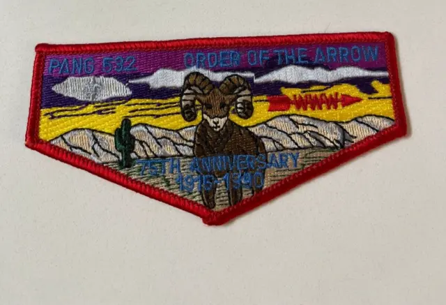 Boy Scout OA 532 Pang Lodge Flap S16 75th Anniversary