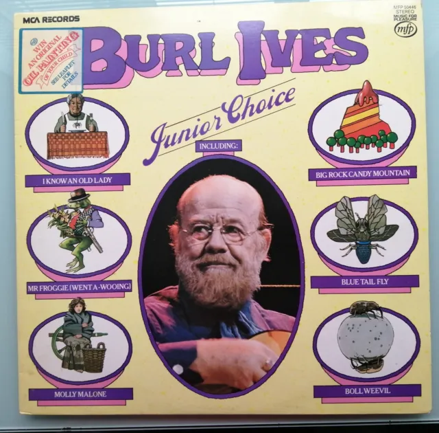 BURL IVES Junior Choice VINYL LP Album