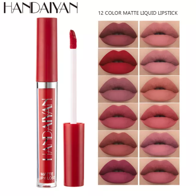 Long Lasting Liquid Lipstick Waterproof Matte Velvet Lip Gloss Make up