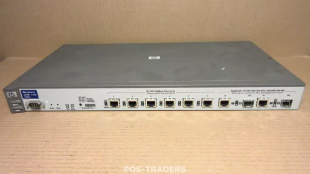 HP J4902A 6108 ProCurve 8-Port Gigabit 10/100/1000 + 2-Port SFP Layer 3 Switch