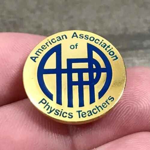 American Association of Physics Teachers Hat Lapel Jacket Vest Backpack Pin