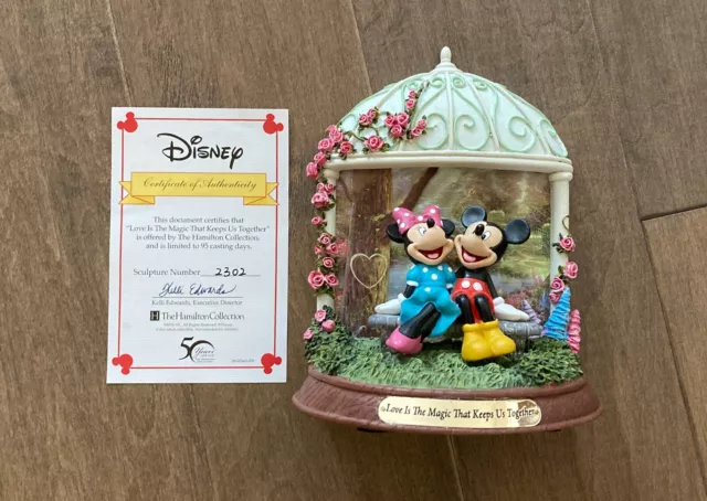 Disney Hamilton Collection Love Is The Magic That Keeps Us Together Mickey Mouse