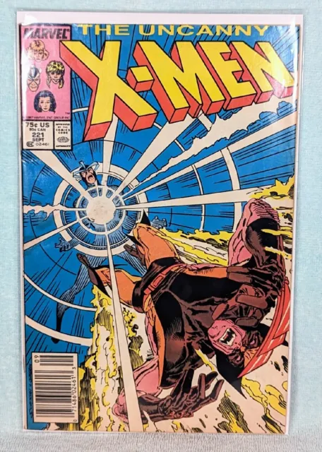The Uncanny X-Men #221 (Marvel, 1987) Newsstand - 1st Appearance Mr. Sinister!