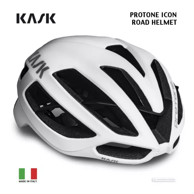 Neu Kask Protone Icon Straße Fahrradhelm: Mattweiß