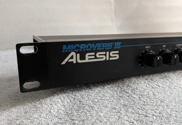 Alesis Microverb 3 III - 16 Bit Reverb And Delay, Effects Processor, Inc. PSU 2