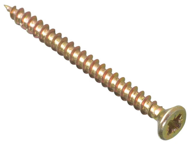 ForgeFix vite compatibile multiuso Pozi CSK ST ZYP 4,5 x 50 mm scatola 200 FORMA