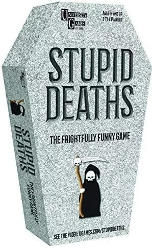 University Games Stupid Deaths Coffin Tin Game, 01406 3