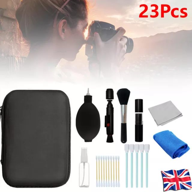 UK Professional Lens Camera Cleaning DSLR Kit For Canon/Nikon/Sony Panasonic SLR