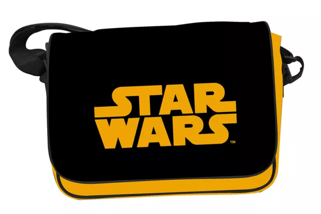 Star Wars Orange Classic Logo Mailbag With Flap - Shoulder Bag SD Toys