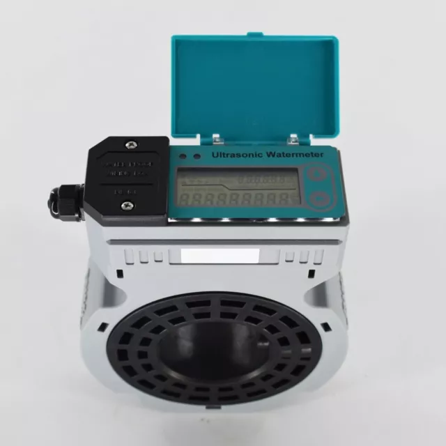 Battery Supply Ultrasonic Water Meter Flange Connection DN80 Digital Flowmeter