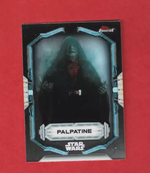 2022 Topps Star Wars Finest Palpatine base set numero 71