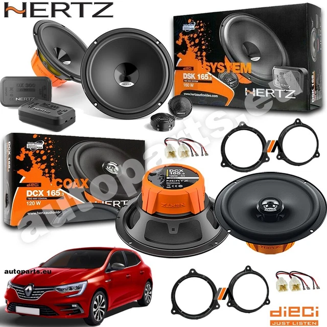 Kit Altoparlanti Hertz DSK 130 Per Renault Megane III (2009-2016) Anteriore - 4 Casse 13 Cm Con Supporti
