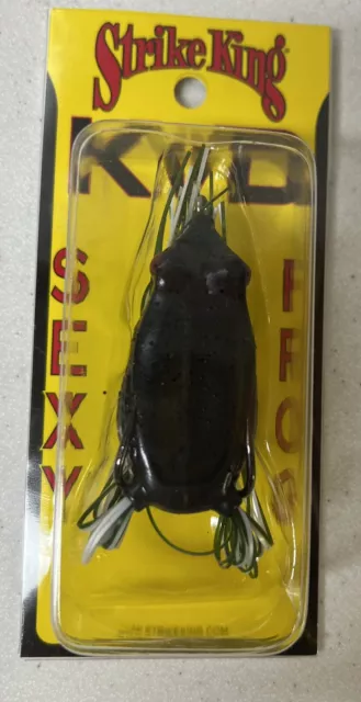 Strike King Topwater Sexy Frog Hollow Body SFKVD-47 Green Pumpkin-Pearl Belly