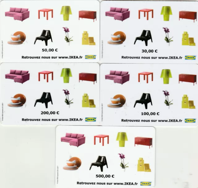 CARTE CADEAU  - ##  IKEA  ## anciennes rares   (FRANCE) Gift card