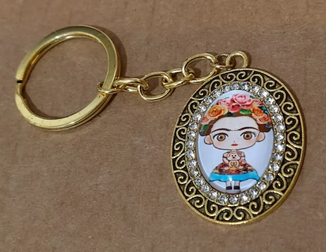 Frida Kahlo Keychain #D