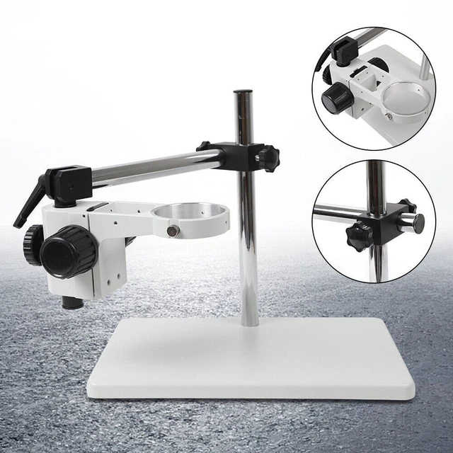 Lab Boom Stereo Microscope Support Holder Multi-axis Rotating Table Stand NEW