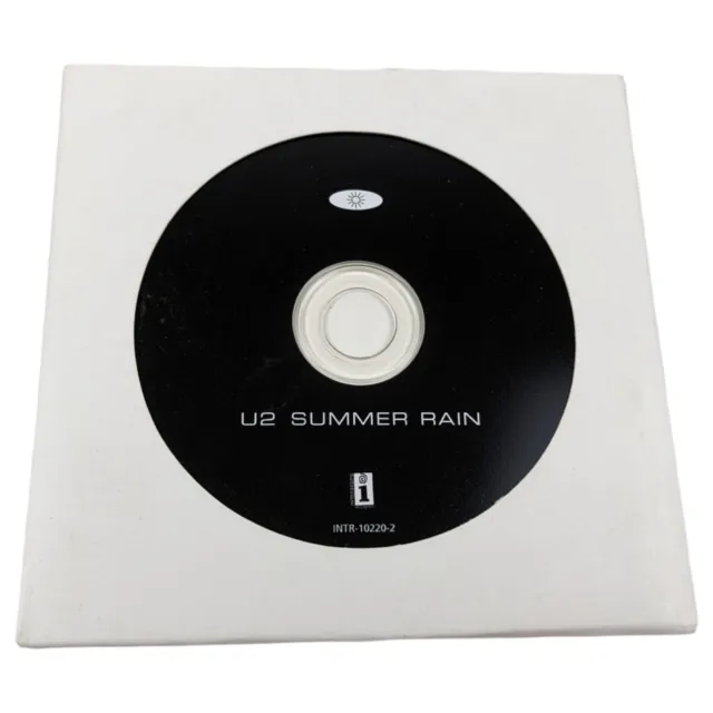 U2 - Summer Rain [CD, 2000] RARE Promo Single, INTR-10220-2
