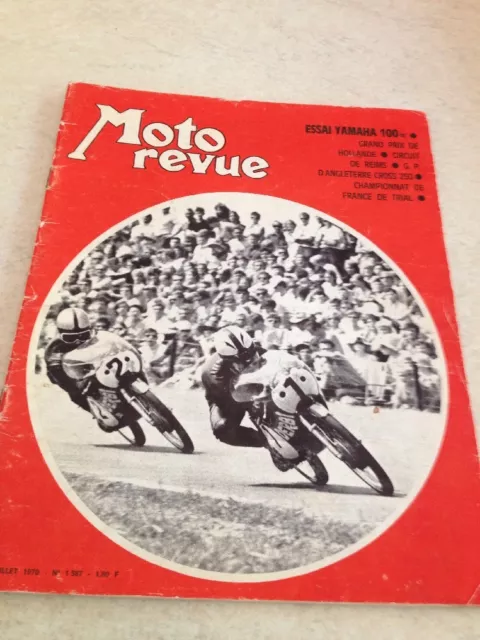 MOTO REVUE 1987 juillet 1970 GP Assen , Yamaha 100 YL1 , Trial France ...