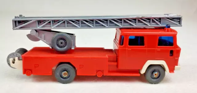 Wiking Magirus Deutz Extending Ladder Fire Truck 3 5/8" Long Near Mint