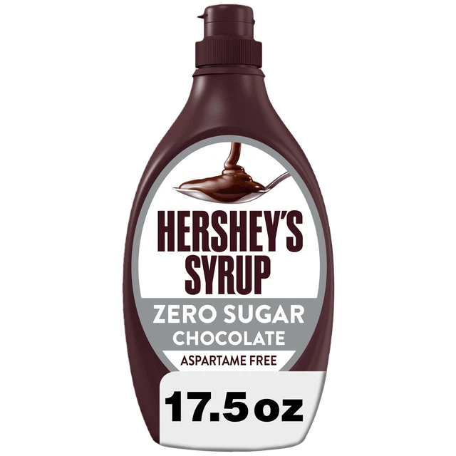 HERSHEY'S ZERO SUGAR Genuine Chocolate Syrup 17.5 oz Hersheys 7.05