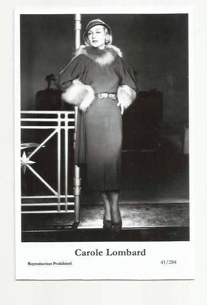 (Bx19) Carole Lombard Photo Card (41/284) Filmstar  Pin Up Movie Glamour Girl