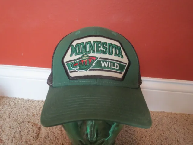 Minnesota Wild trucker Hat Cap Adult snapback CCM Pro OK'd NHL Hockey