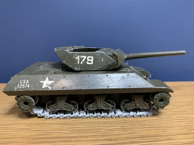 SOLIDO 232 CHAR TANK PANZER DESTROYER M10 + BOITE D'ORIGINE + ACCESSOIRES TBE