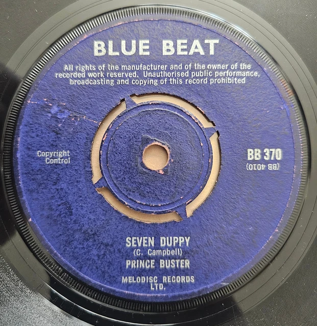 英7” Prince Buster Shanty Town / Seven Duppy BB370 Blue Beat