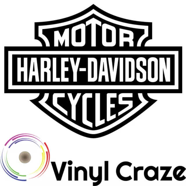 Fits 5"-30" Harley Motorcycles Davidson Any Color Vinyl Decal Sticker FREE SHIP! 3