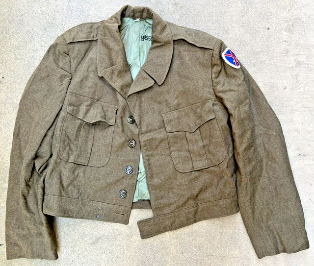 RARE WWII WW2 Eisenhower IKE Jacket US Army 10th Mountain Infantry