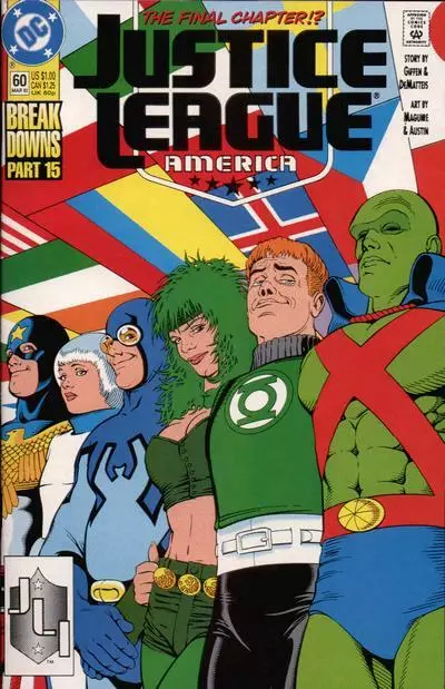 Justice League America 60, 61, 70, NM- (9.2), March 1992