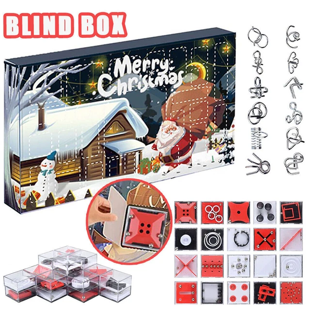 CHRISTMAS 24 DAYS Advent Calendar Countdown Blind Box Xmas Festivel