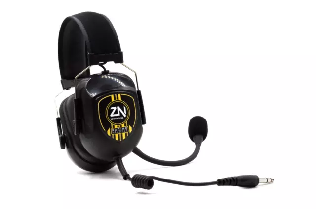 Headset Trainingskopfhörer Einbausatz Zeronoise 6,35mm Stecker Intercom Rallye