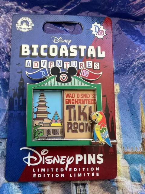 Disney Parks Bicoastal Adventures Enchanted Tiki Room 2024 Pin LE 4000