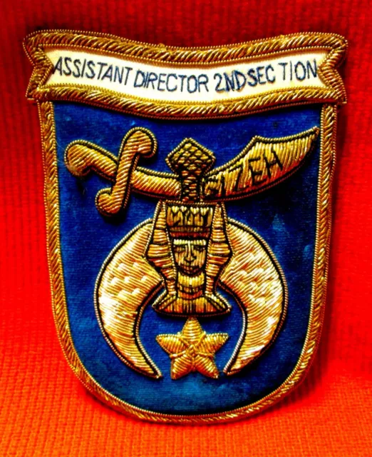 Gizeh Shriner's Jacket Patch Assistant Director 2nd Section icszc4
