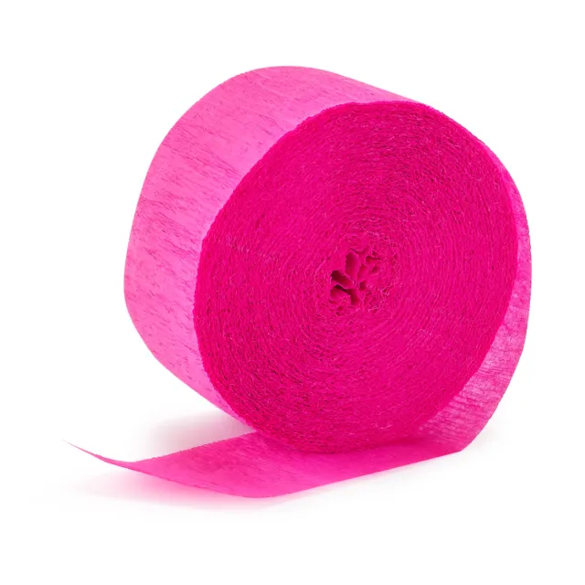 Birthday Express - Hot Pink Crepe Paper