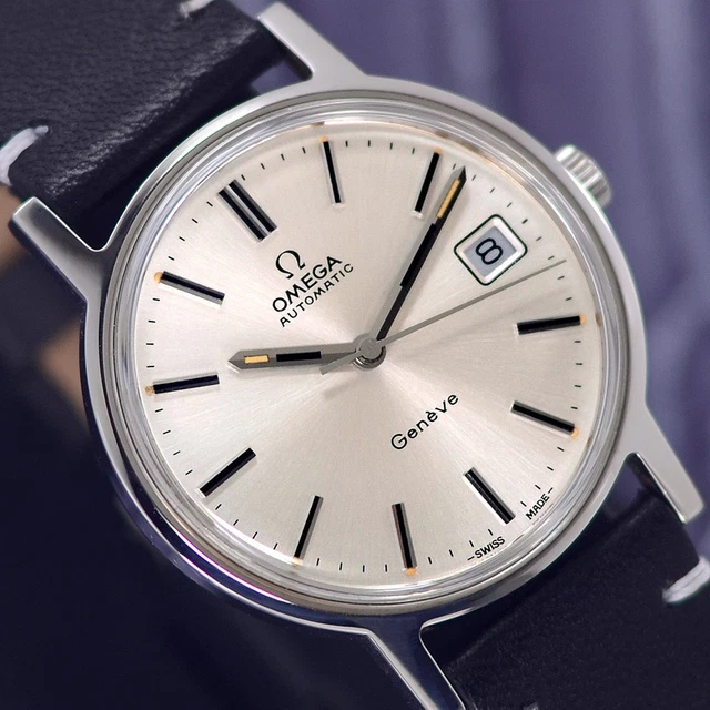 VINTAGE OMEGA GENEVE AUTOMATIC 23 JEWELS CAL.1012 DATE ANALOG