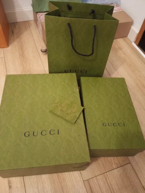Packaging Gucci (2 boîtes + un sac)