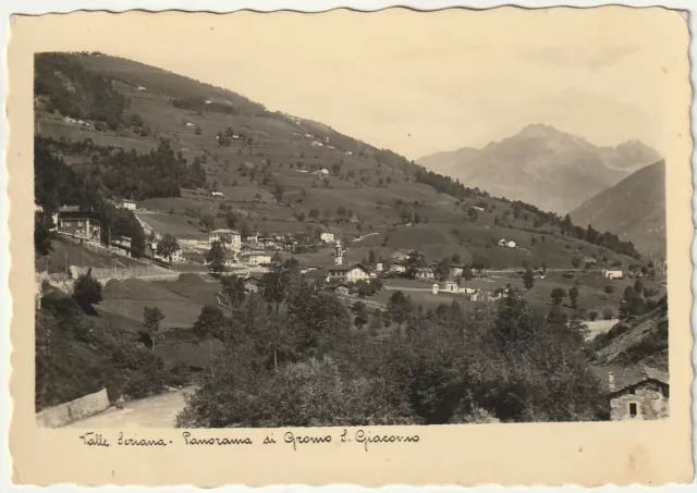 Gromo S. Giacomo - Valle Seriana - Bergamo - Panorama - Viagg. 1949 -74985-