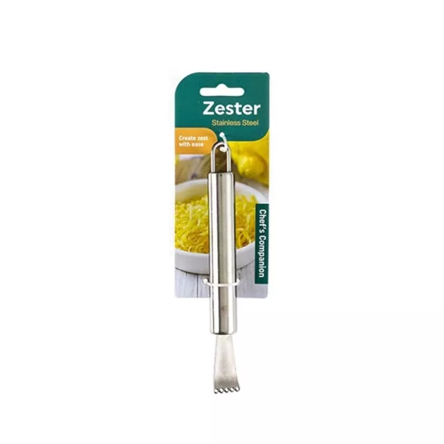 Lemon Zester Lime with Channel Stainless Steel Citrus Knife Tool Garnish Grater