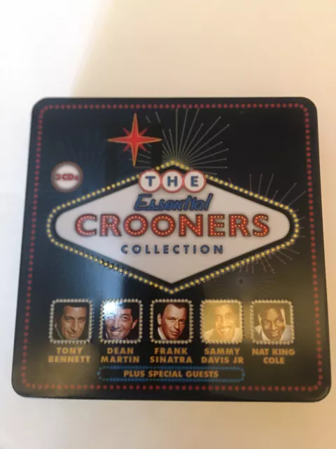 The Essential Crooners Collection CDs Tin Box 3 CDs  Frank Sinatra, Sammy Davis