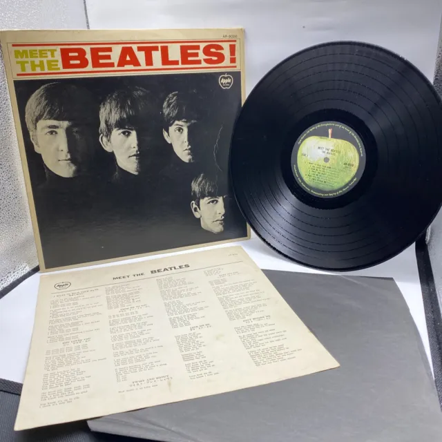 Beatles Meet The Beatles 1973 Apple AR-8026 Mono RE Japan Press No OBI VG +